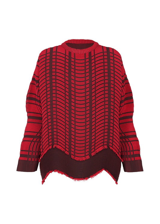 A product shot of the A-POC ABLE ISSEY MIYAKE TYPE W 010 clothing in red-hued (26).