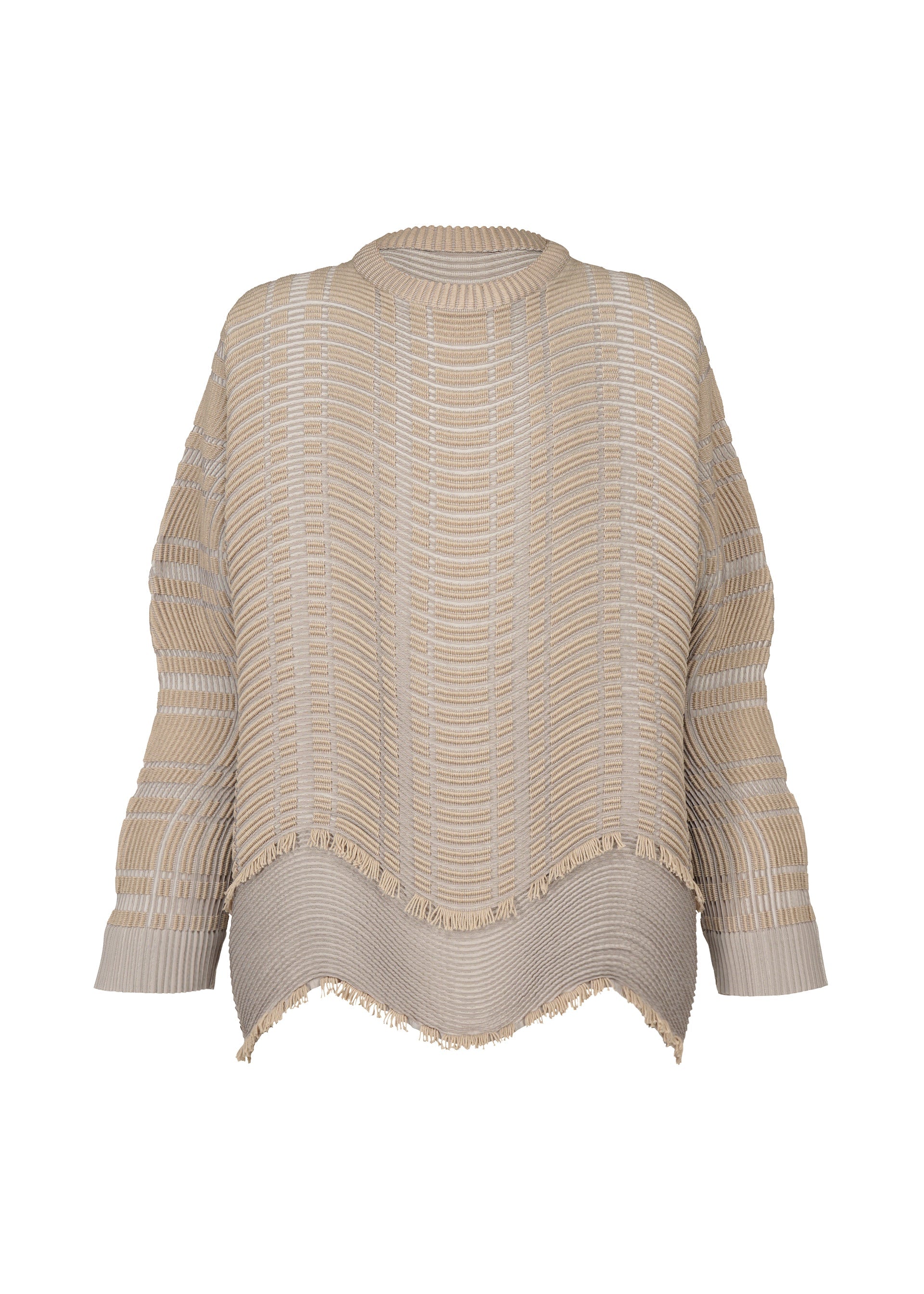 A product shot of the A-POC ABLE ISSEY MIYAKE TYPE W 010 clothing in beige-hued (46).