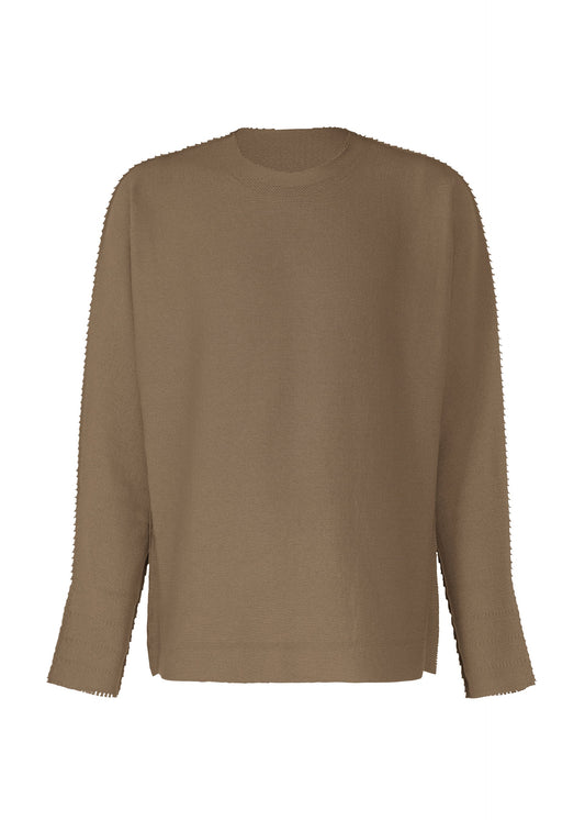 A product shot of the A-POC ABLE ISSEY MIYAKE TYPE A 001 1 top in khaki (65).