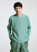 A model wears the A-POC ABLE ISSEY MIYAKE TYPE A 001 2 top.