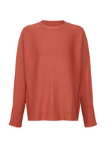 A product shot of the A-POC ABLE ISSEY MIYAKE TYPE A 001 2 top in scarlet red (23).