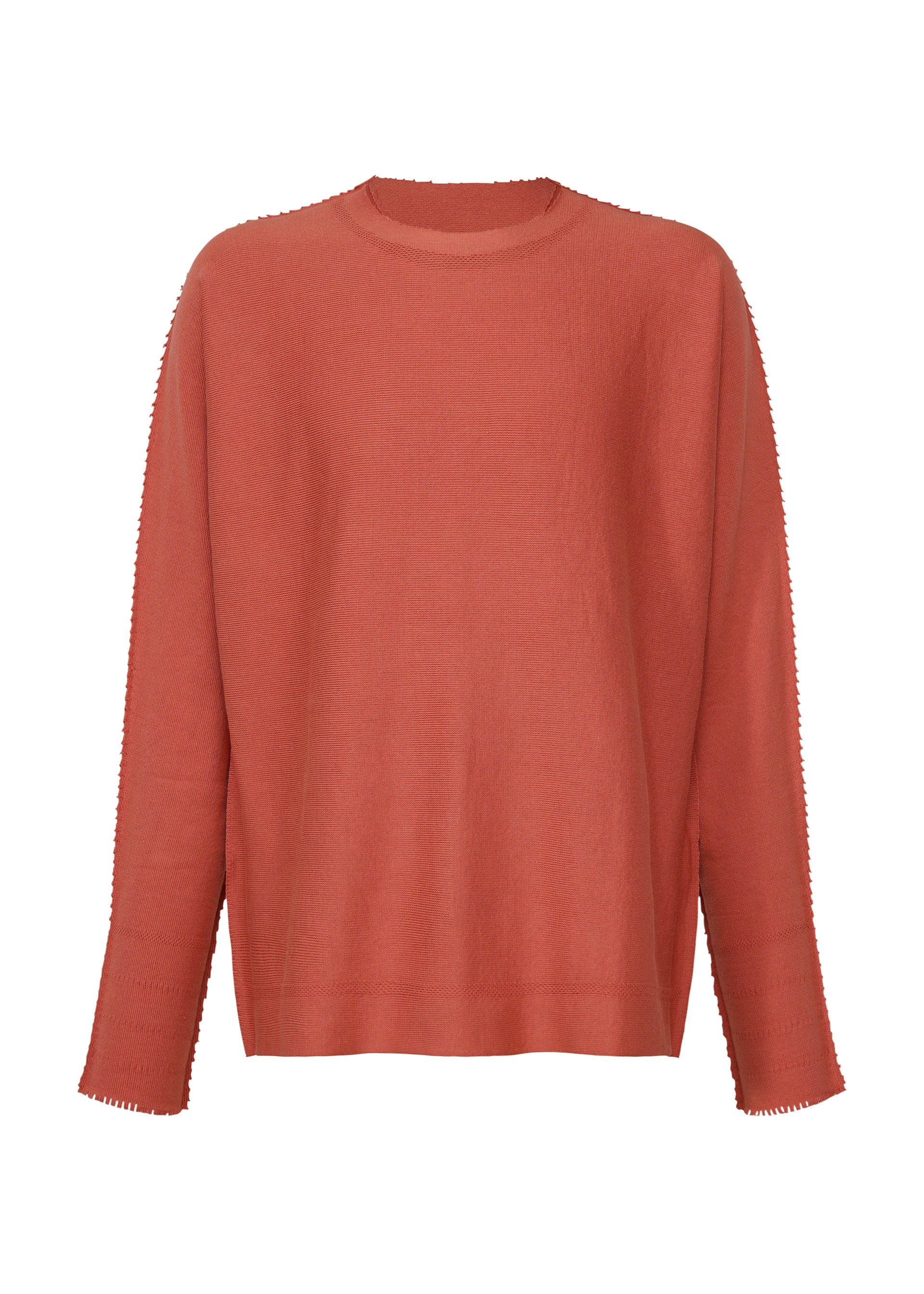 A product shot of the A-POC ABLE ISSEY MIYAKE TYPE A 001 2 top in scarlet red (23).