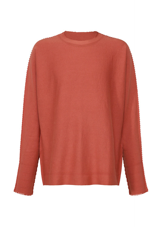 A product shot of the A-POC ABLE ISSEY MIYAKE TYPE A 001 2 top in scarlet red (23).