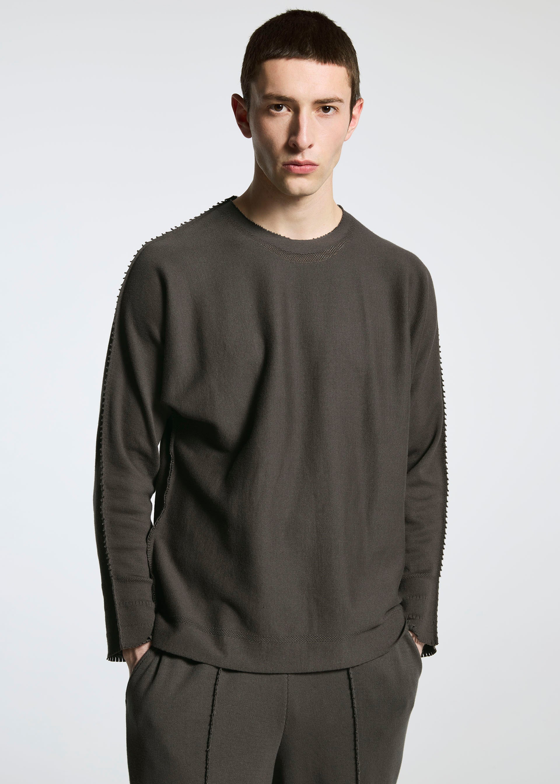 A model wears the A-POC ABLE ISSEY MIYAKE TYPE A 001 3 clothing.