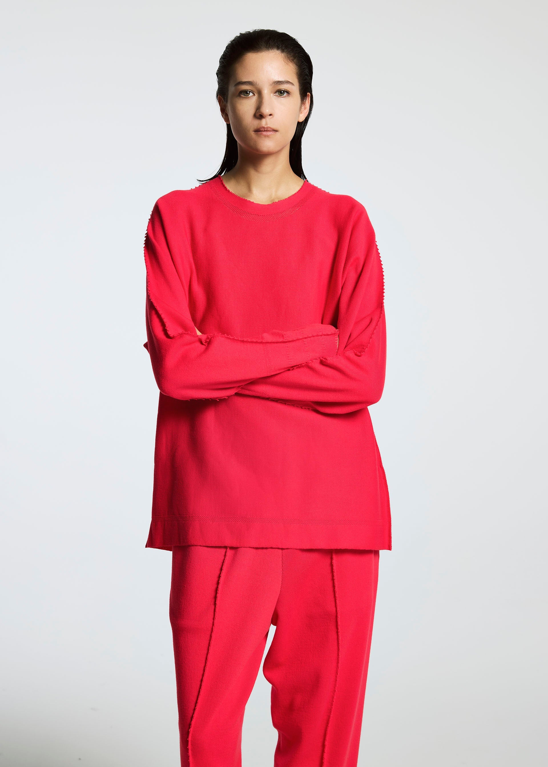 TYPE-A 001-3 Long-sleeved Top Orange – The official ISSEY MIYAKE