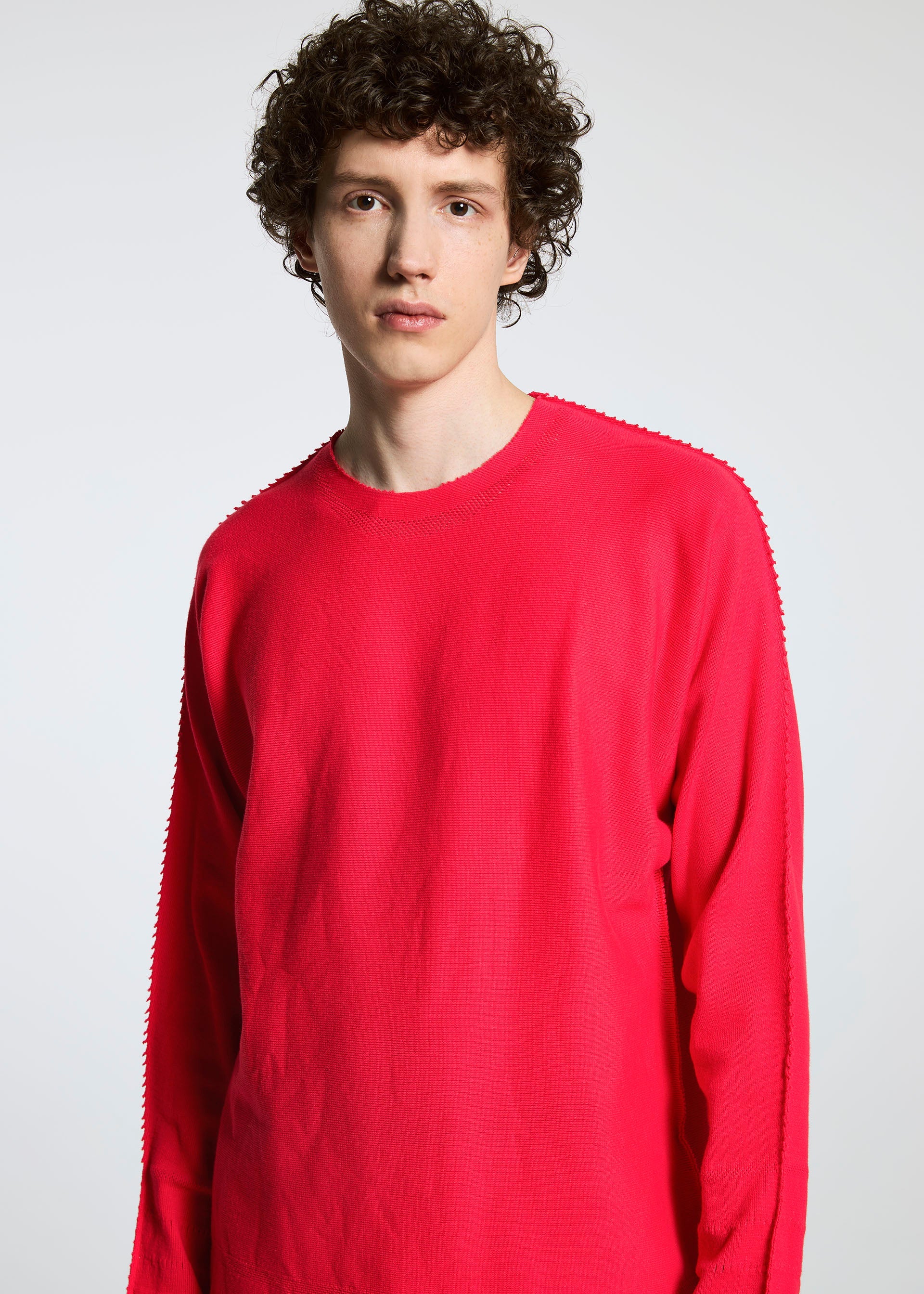 A model wears the A-POC ABLE ISSEY MIYAKE TYPE A 001 3 clothing.