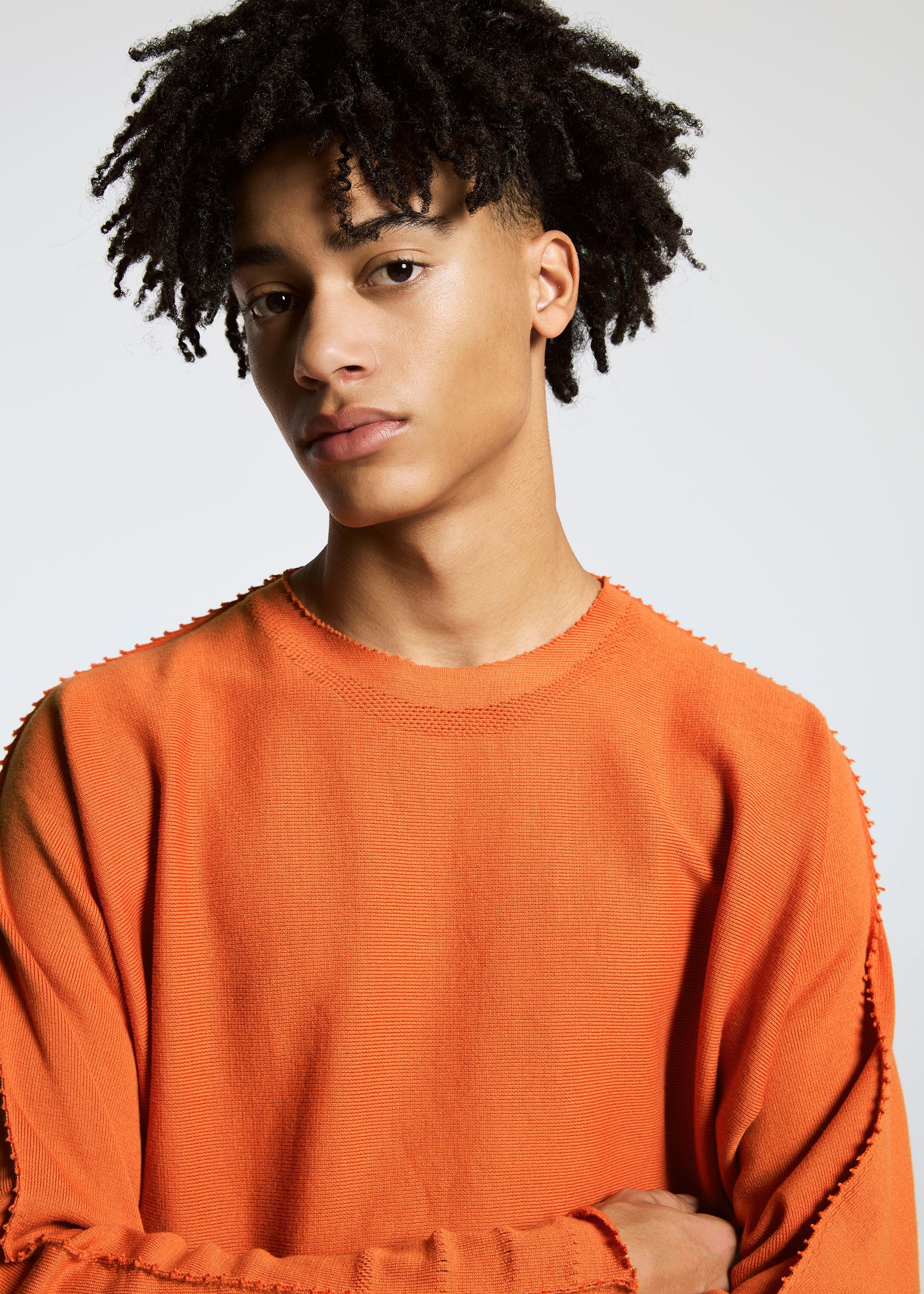 A model wears the A-POC ABLE ISSEY MIYAKE TYPE A 001 3 clothing.