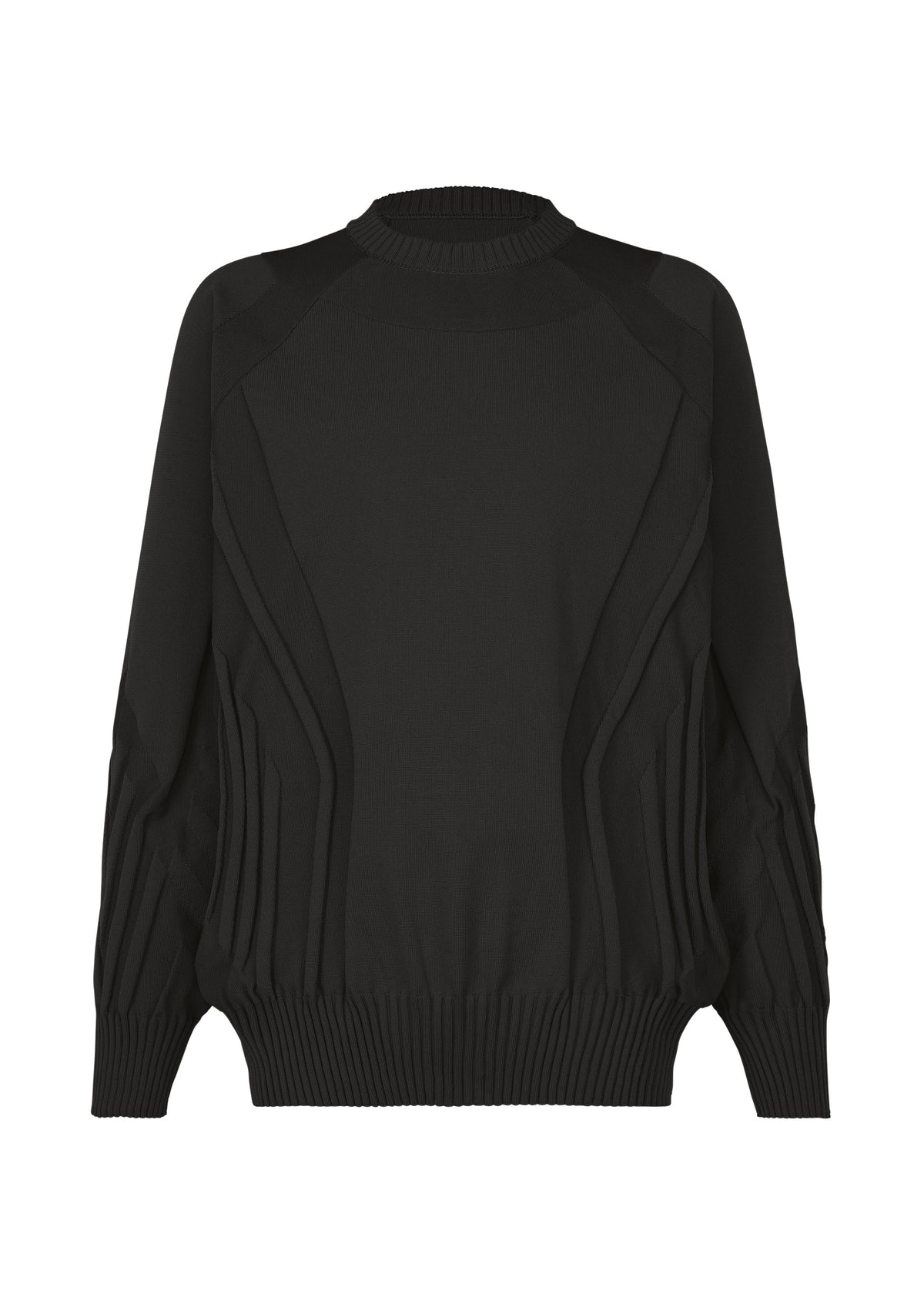 A product shot of the A-POC ABLE ISSEY MIYAKE TYPE K 001 top in black (15).