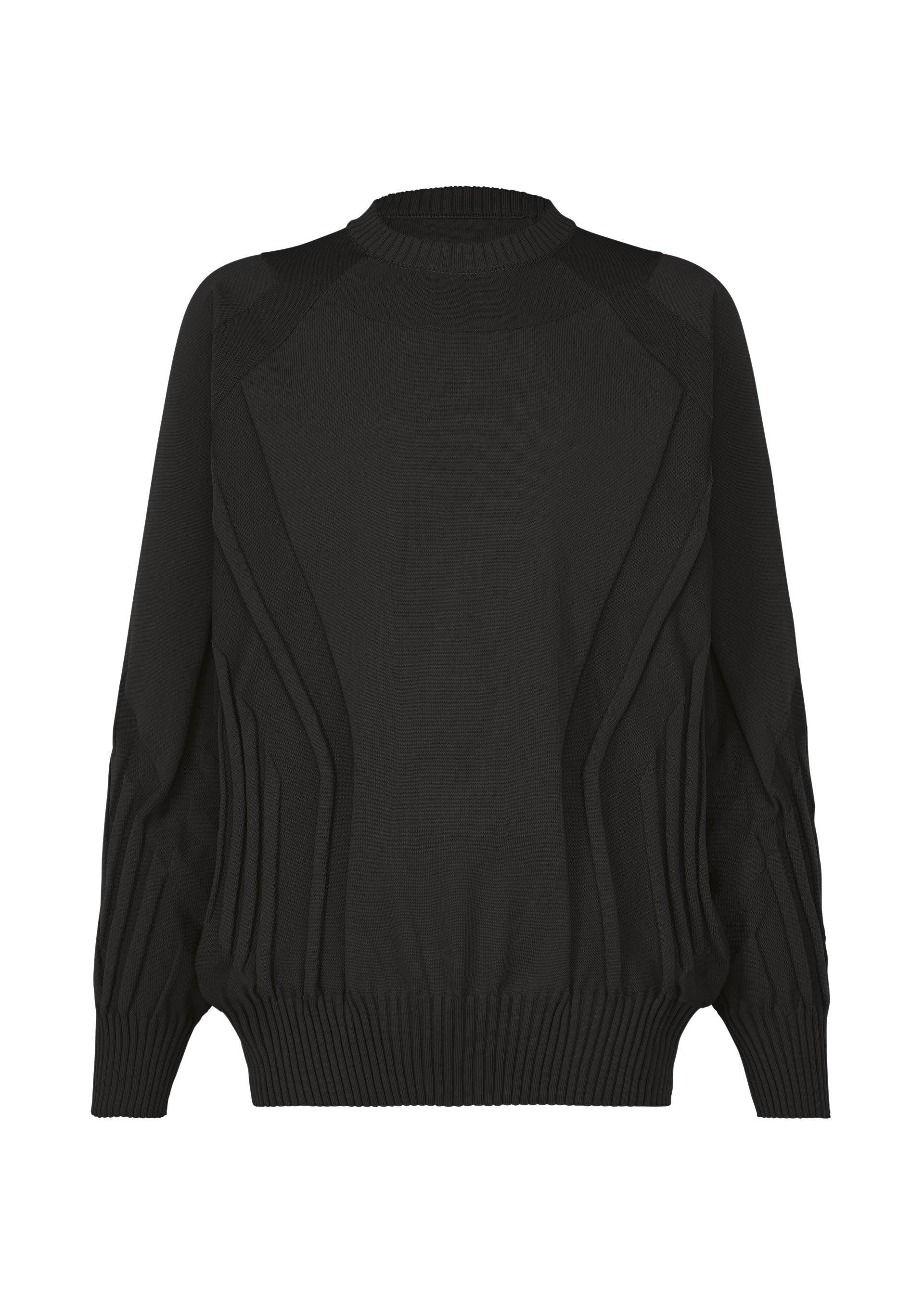 A product shot of the A-POC ABLE ISSEY MIYAKE TYPE K 001 top in black (15).