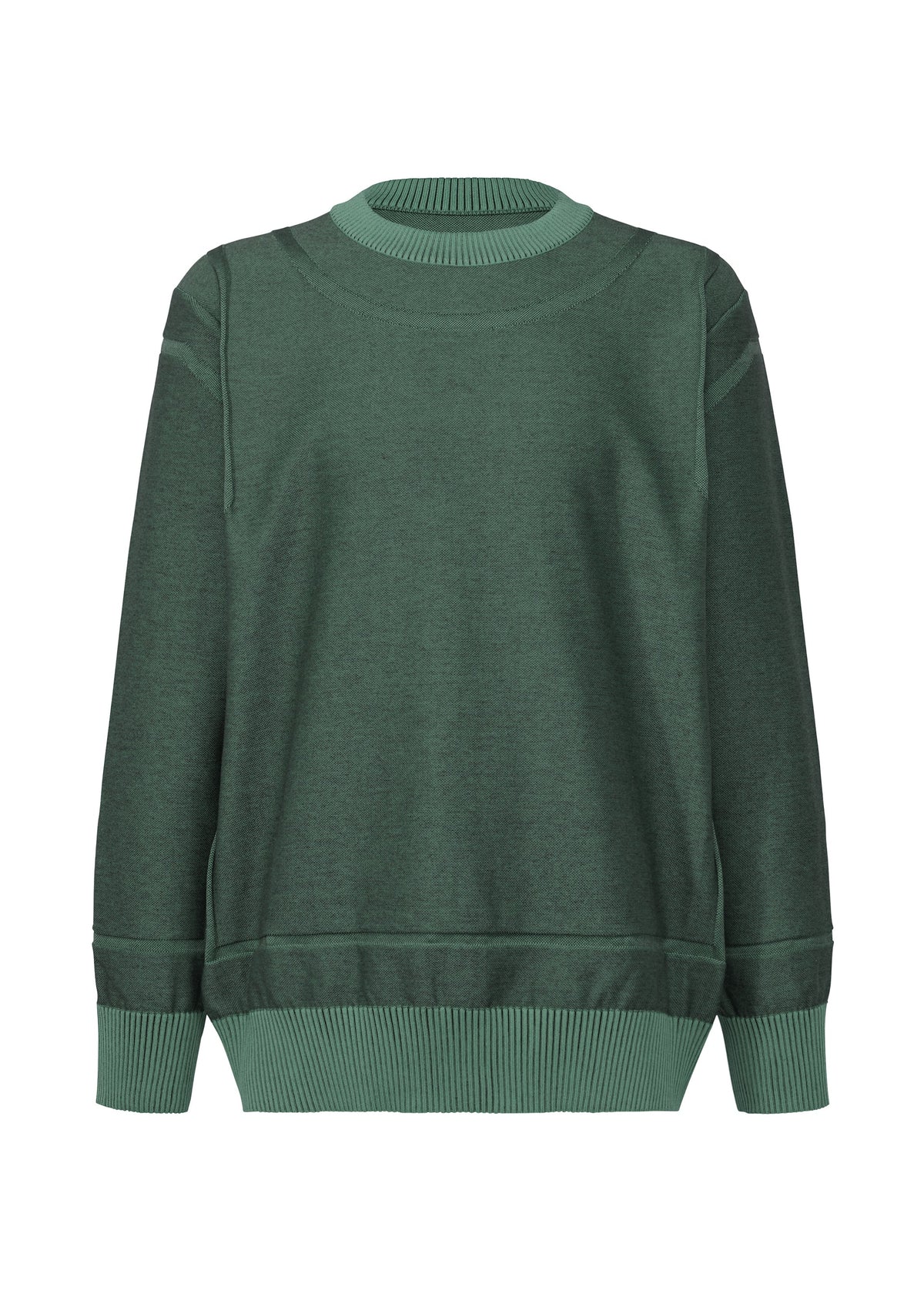 A product shot of the A-POC ABLE ISSEY MIYAKE TYPE K 005 top in green (62).