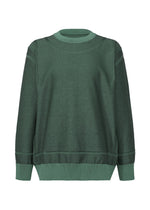 A product shot of the A-POC ABLE ISSEY MIYAKE TYPE K 005 top in green (62).