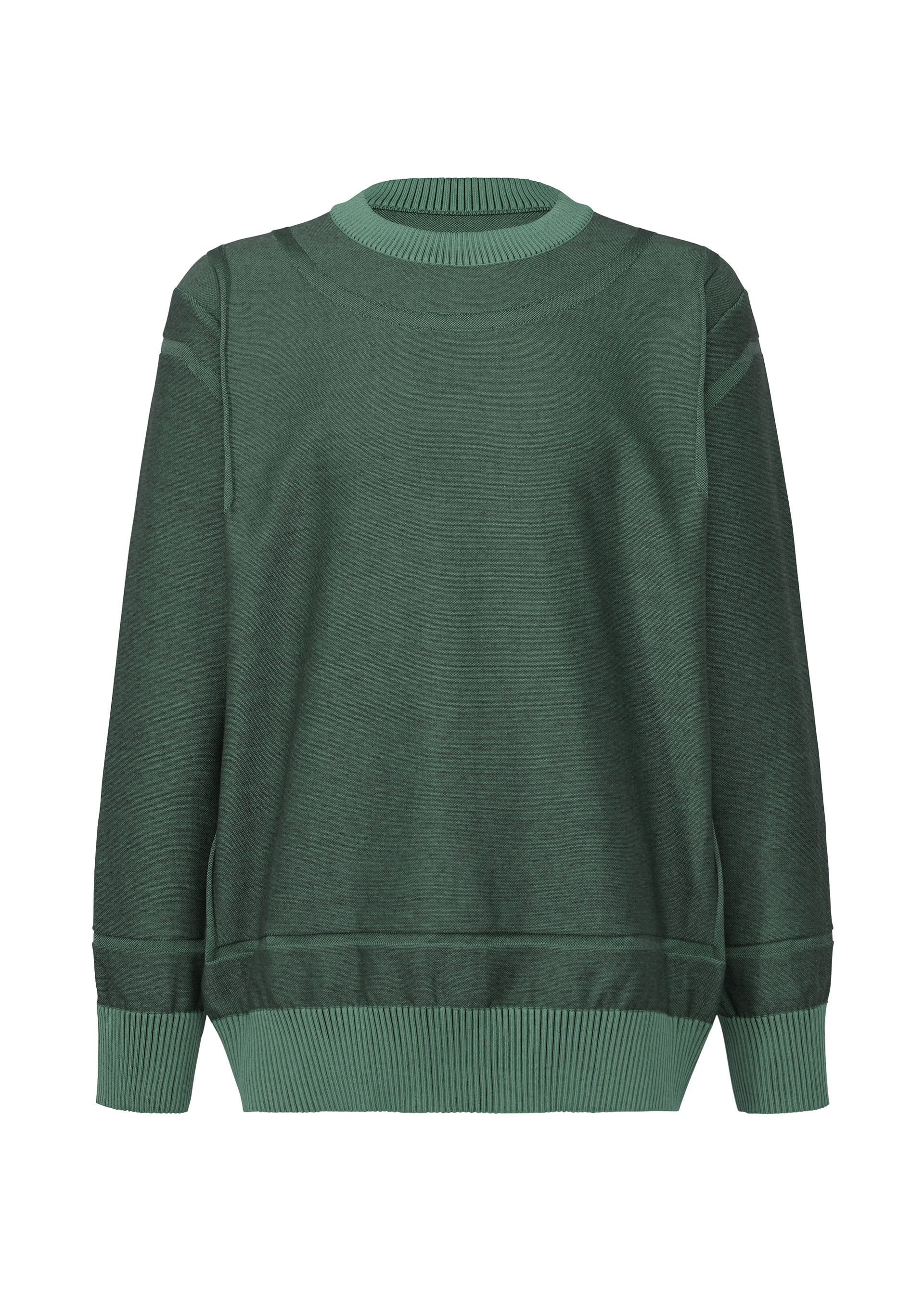 A product shot of the A-POC ABLE ISSEY MIYAKE TYPE K 005 top in green (62).
