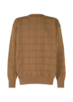 A product shot of the A-POC ABLE ISSEY MIYAKE TYPE K 006 top in dark beige (42).
