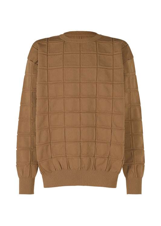 A product shot of the A-POC ABLE ISSEY MIYAKE TYPE K 006 top in dark beige (42).