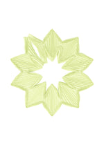 A product shot of the A-POC ABLE ISSEY MIYAKE TYPE-O STOLE 002 stole in light green.
