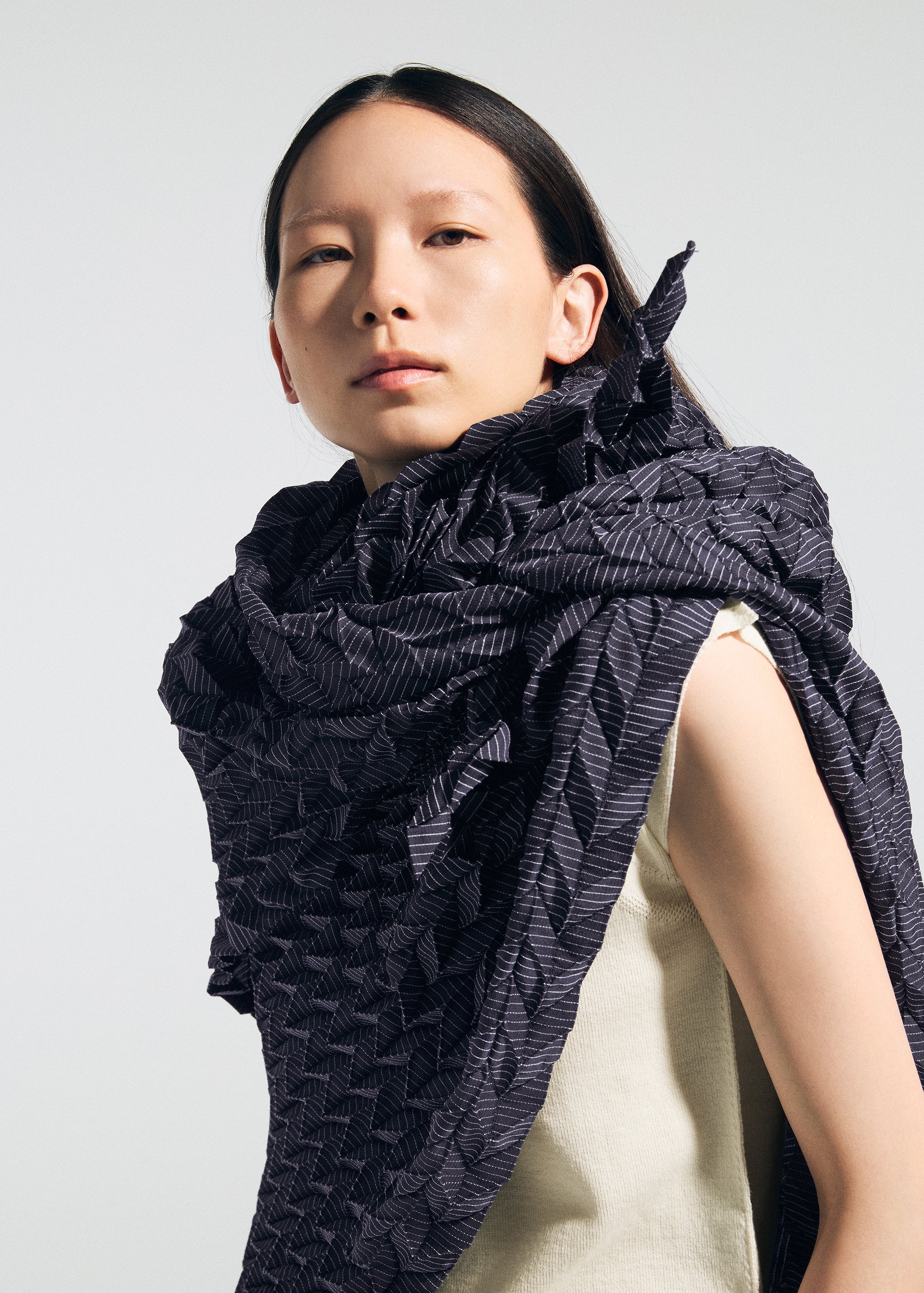 TYPE-VII Kouzoshi project 002 Stole Beige-Hued