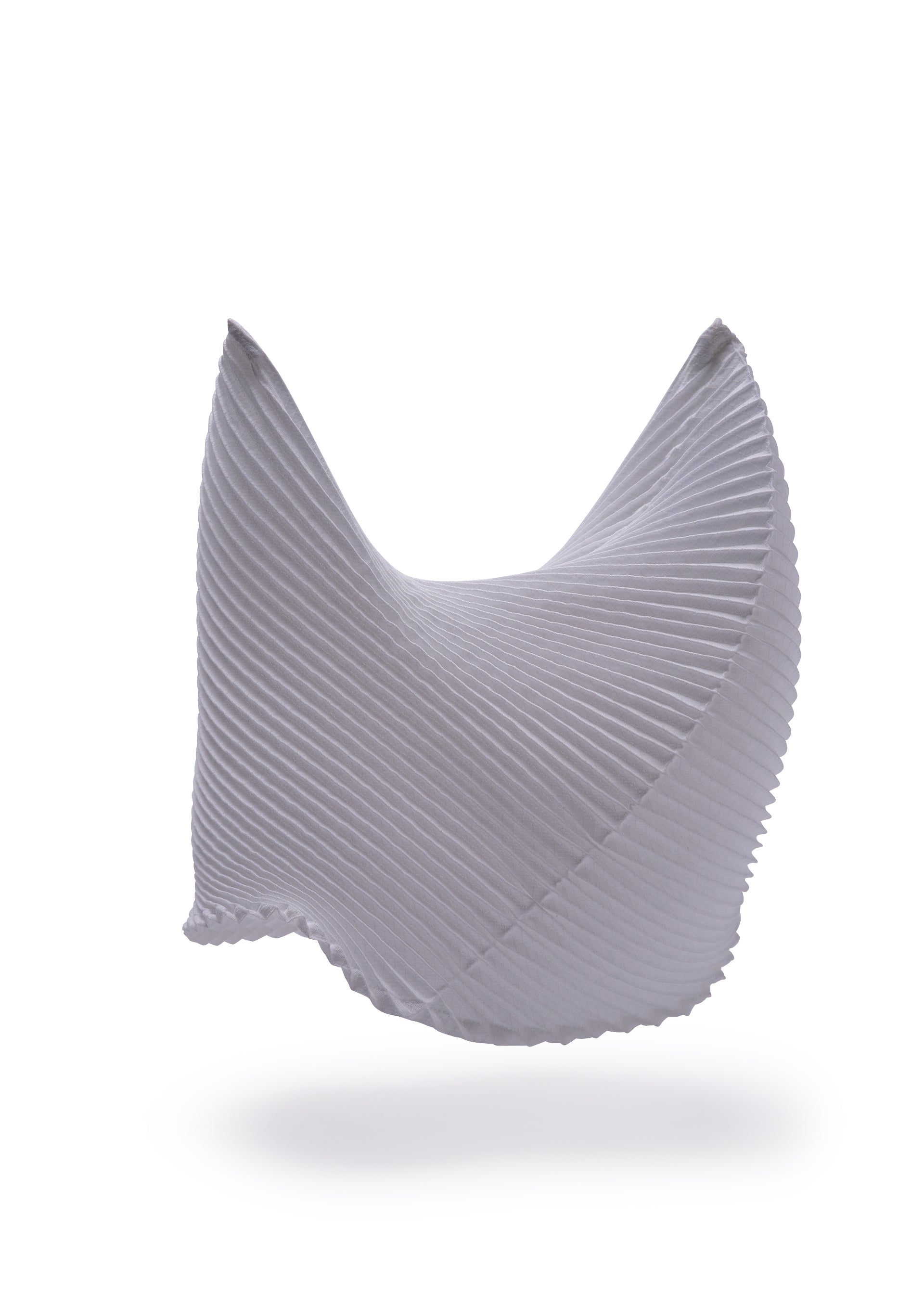 A product shot of the A-POC ABLE ISSEY MIYAKE TYPE XIII Atelier Oï project accessory in white (01).