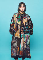 TYPE-XII Tomokazu Matsuyama project 003 Coat Collage90 (Black-Hued)