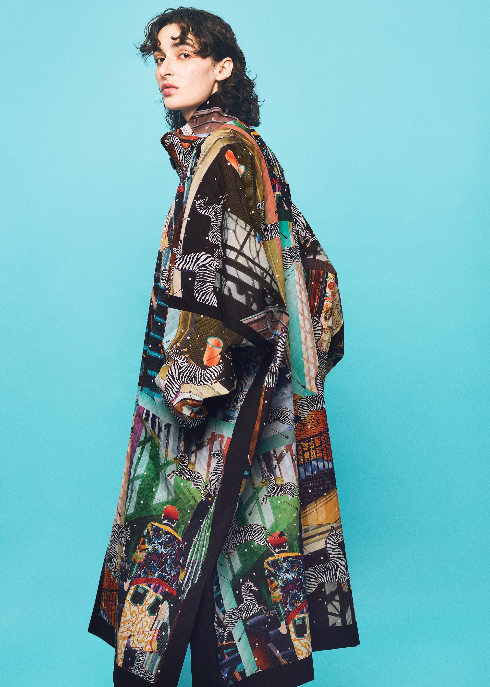 TYPE-XII Tomokazu Matsuyama project 003 Coat Collage91 (White-Hued)