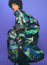 TYPE-XII Tomokazu Matsuyama project 003 Coat Collage90 (Black-Hued)