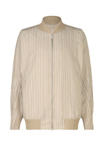 A product shot of the A-POC ABLE ISSEY MIYAKE TYPE S 001 1 jacket in beige-hued (46).