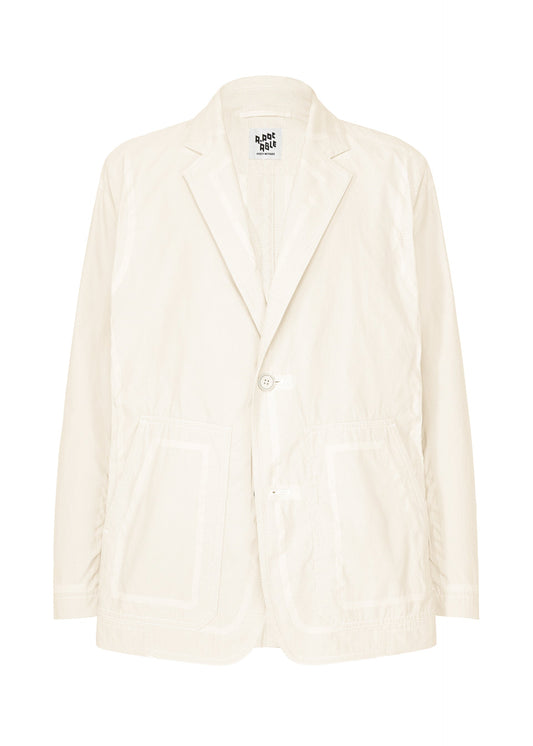 A product shot of the A-POC ABLE ISSEY MIYAKE TYPE-U 001 jacket in ivory.