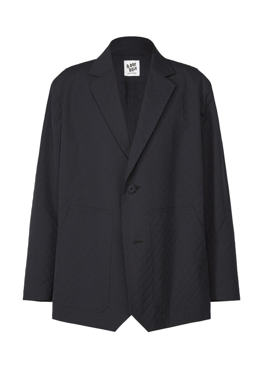 A product shot of the A-POC ABLE ISSEY MIYAKE TYPE T 001 2 jacket in navy (75).
