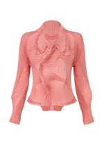 A product shot of the A-POC ABLE ISSEY MIYAKE TYPE O 003 jacket in pink-hued (26).