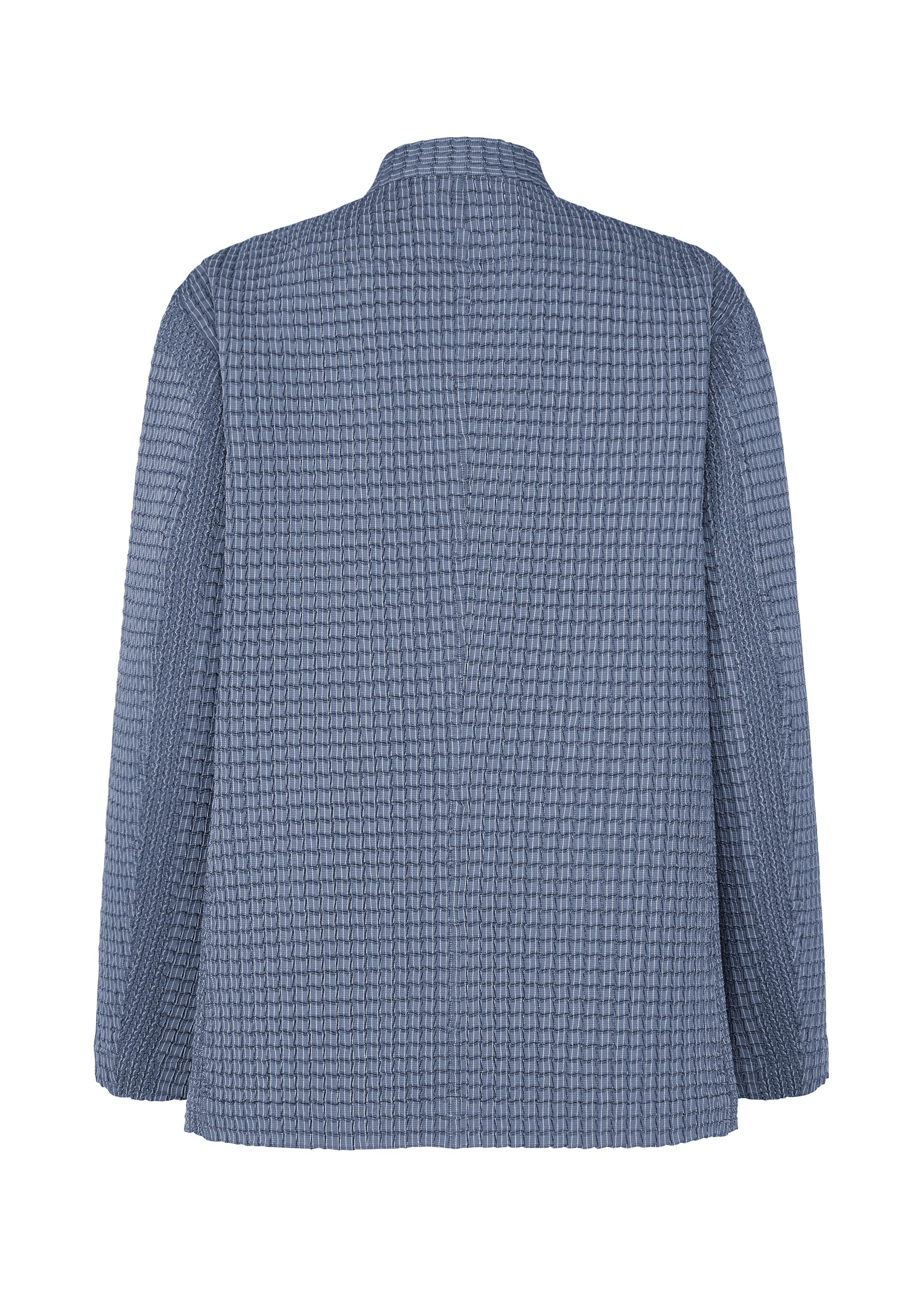 A detail shot of the A-POC ABLE ISSEY MIYAKE TYPE-O 014 jacket.