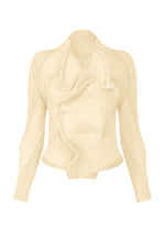 A product shot of the A-POC ABLE ISSEY MIYAKE TYPE-O 022 jacket in natural color.