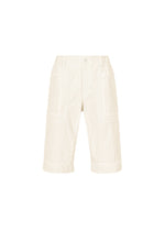 A product shot of the A-POC ABLE ISSEY MIYAKE TYPE-U 001 shorts in ivory.