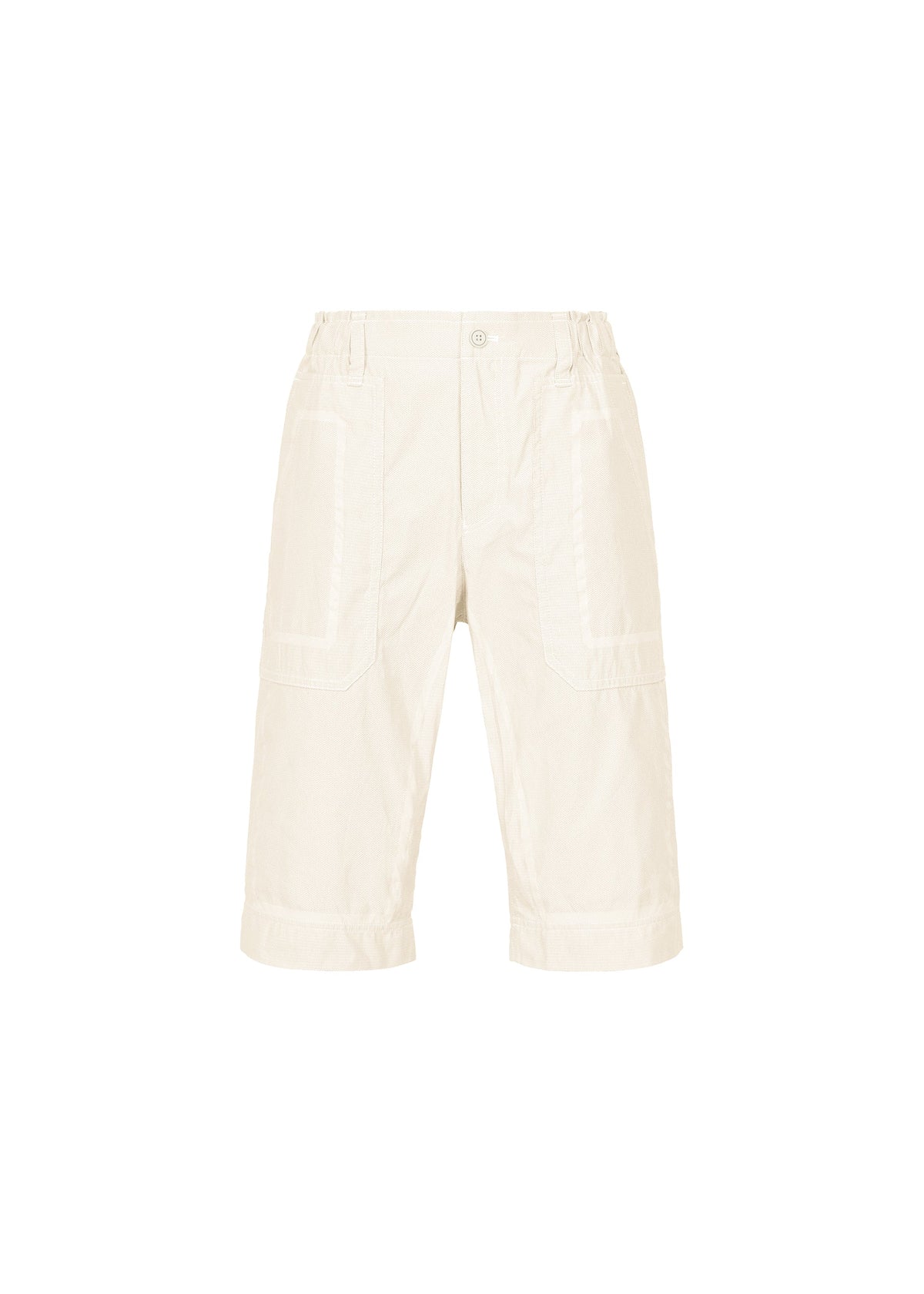A product shot of the A-POC ABLE ISSEY MIYAKE TYPE-U 001 shorts in ivory.