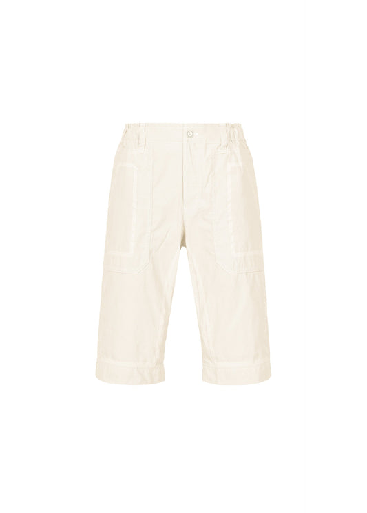 A product shot of the A-POC ABLE ISSEY MIYAKE TYPE-U 001 shorts in ivory.