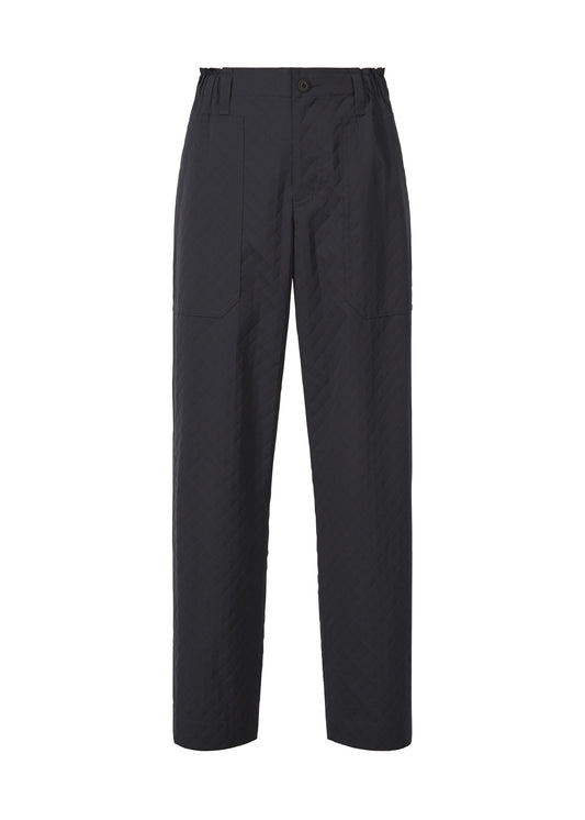 A product shot of the A-POC ABLE ISSEY MIYAKE TYPE T 001 2 trousers in navy (75).