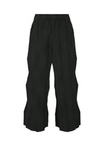 A product shot of the A-POC ABLE ISSEY MIYAKE TYPE W 009 1 trousers in black (15).