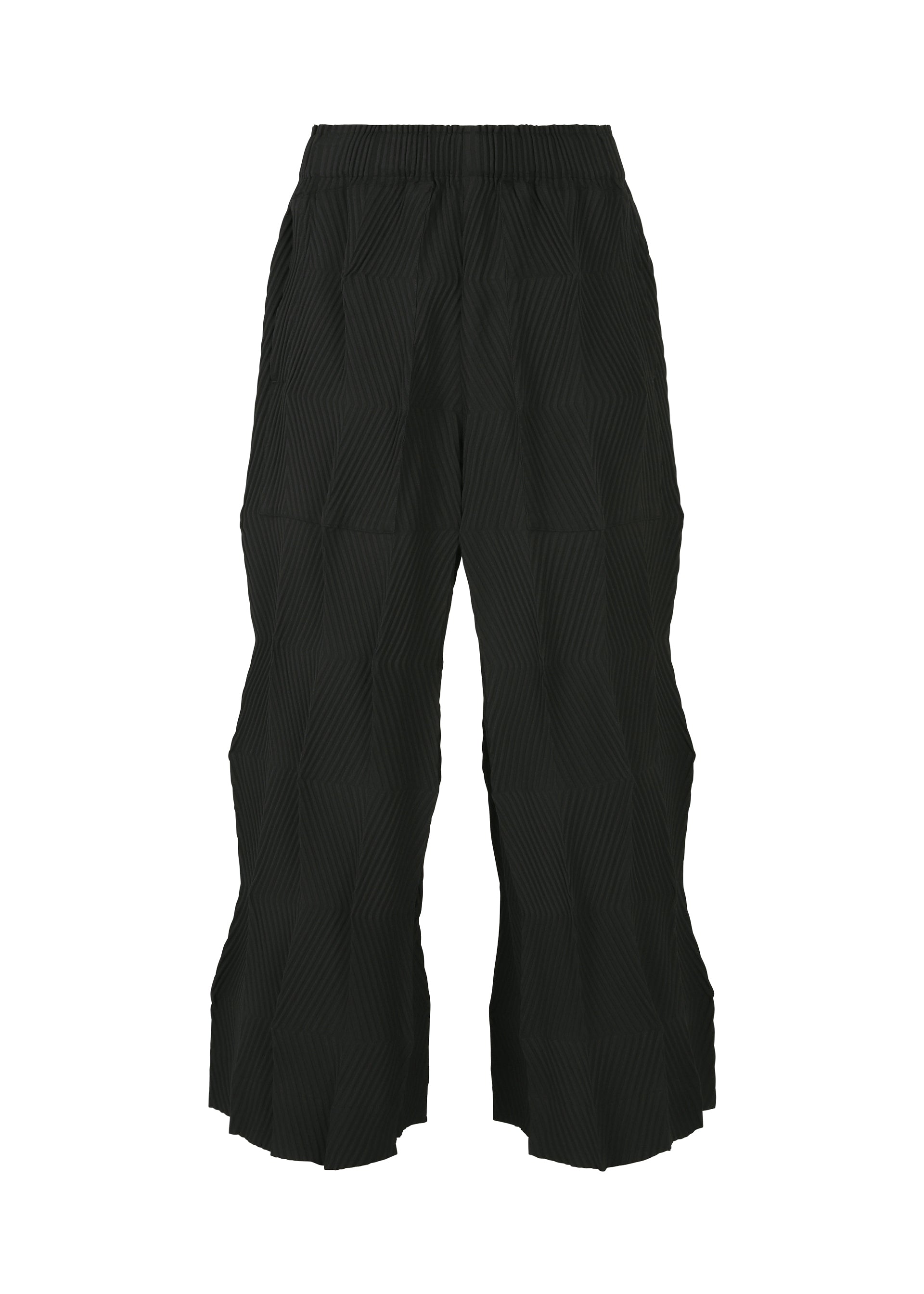 A product shot of the A-POC ABLE ISSEY MIYAKE TYPE W 009 1 trousers in black (15).
