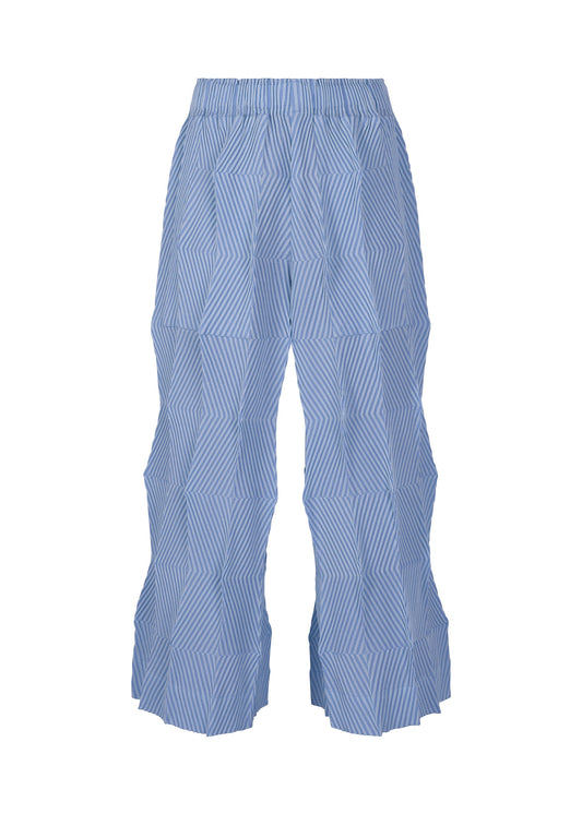 A product shot of the A-POC ABLE ISSEY MIYAKE TYPE W 009 1 trousers in light blue (71).