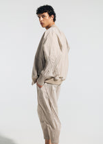 A model wears the A-POC ABLE ISSEY MIYAKE TYPE S 001 1 trousers.