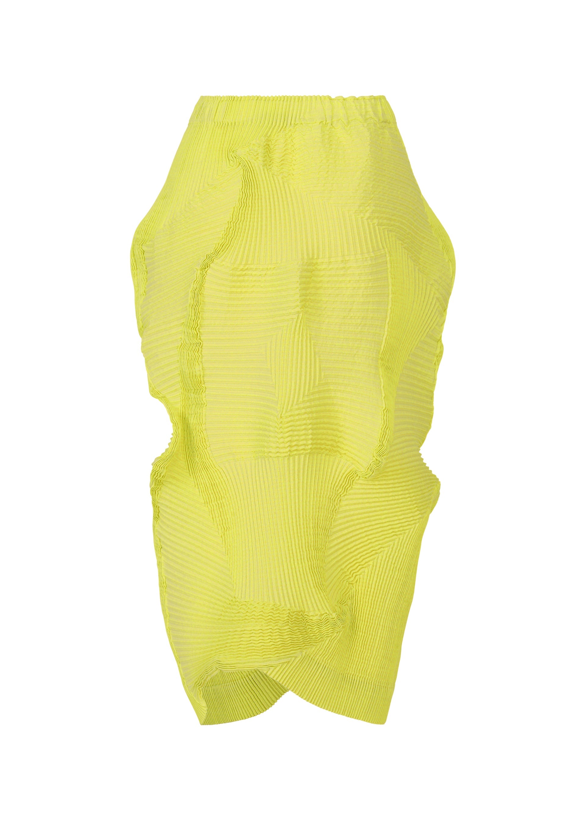 A detail shot of the A-POC ABLE ISSEY MIYAKE TYPE-O 022 skirt.