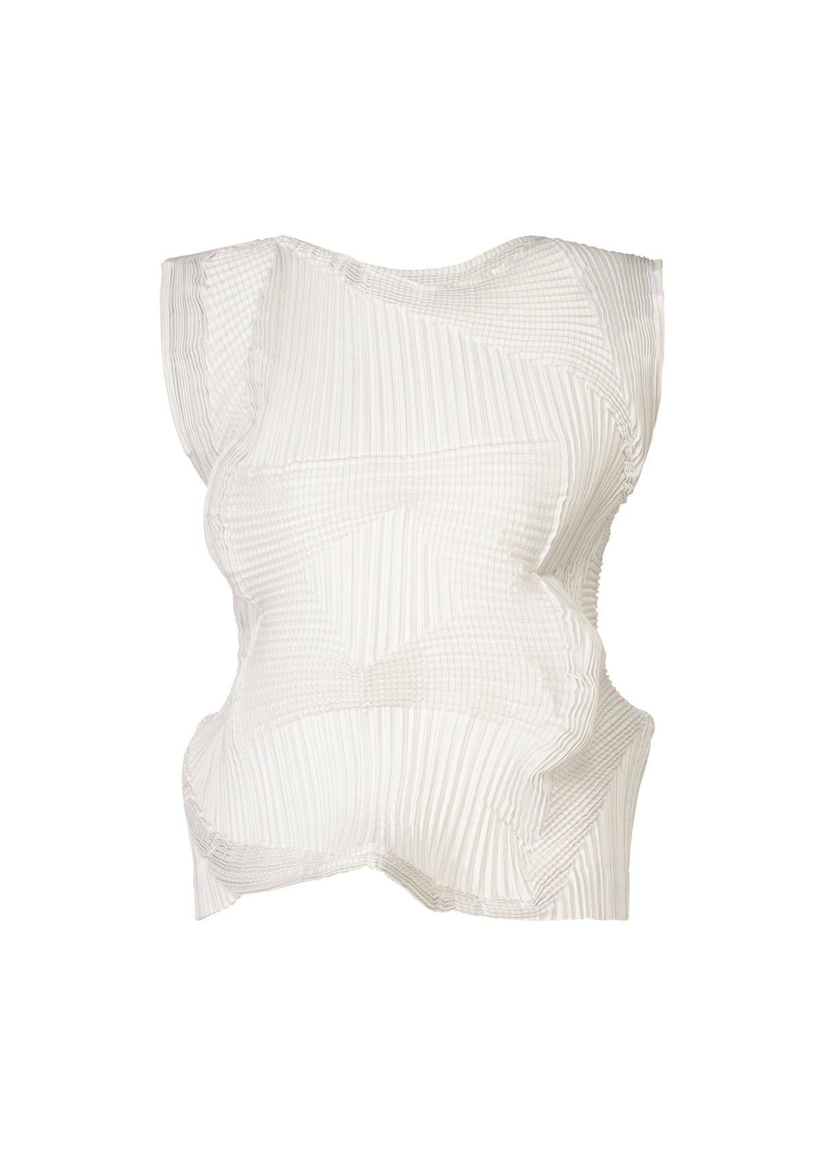 A product shot of the A-POC ABLE ISSEY MIYAKE TYPE O 003 shirt in white-hued (06).