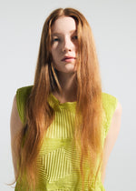A model wears the A-POC ABLE ISSEY MIYAKE TYPE-O 022 type-o-022-shirt-natural-color.