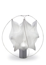 A product shot of the A-POC ABLE ISSEY MIYAKE TYPE XIII Atelier Oï project lamp in white (01).