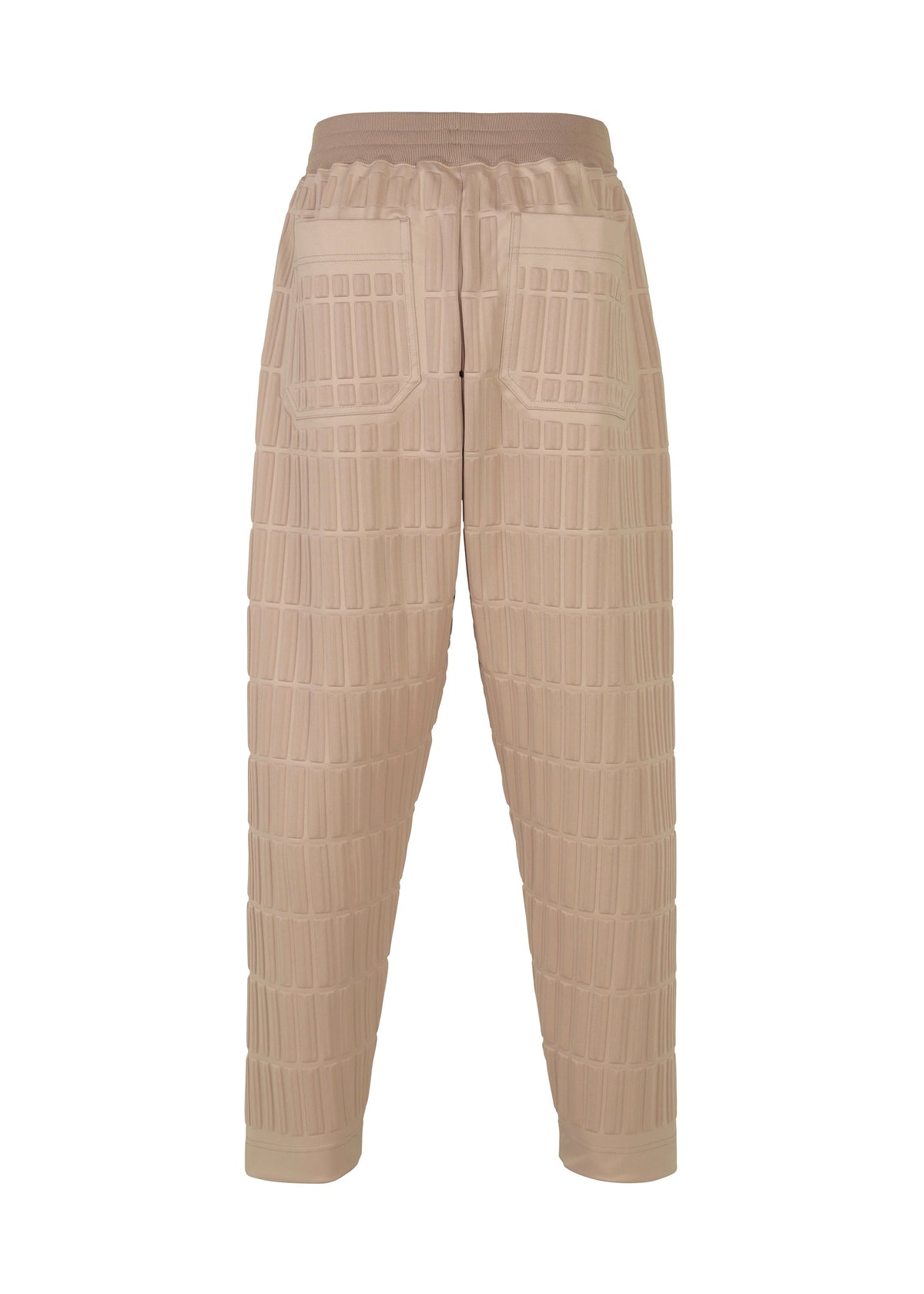 A detail shot of the A-POC ABLE ISSEY MIYAKE TYPE E 001 trousers.