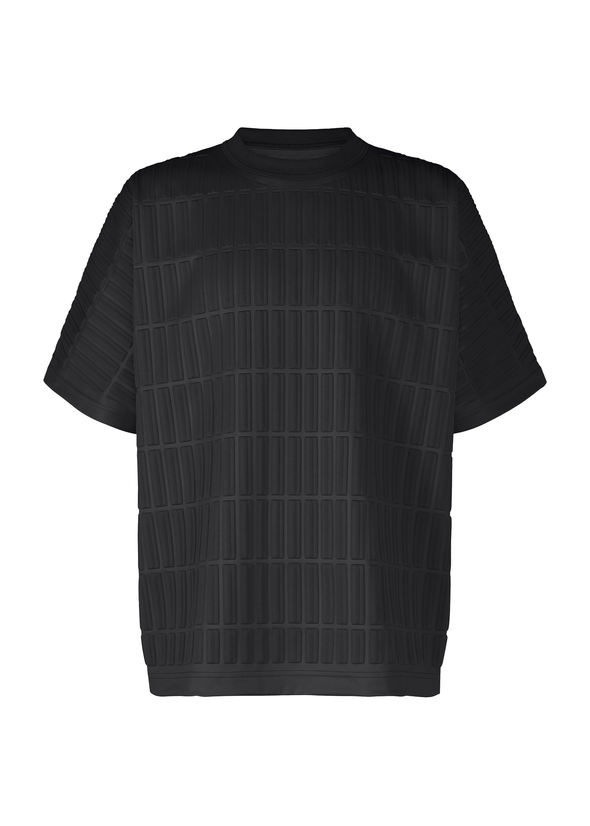 A product shot of the A-POC ABLE ISSEY MIYAKE TYPE E 001 top in black (15).