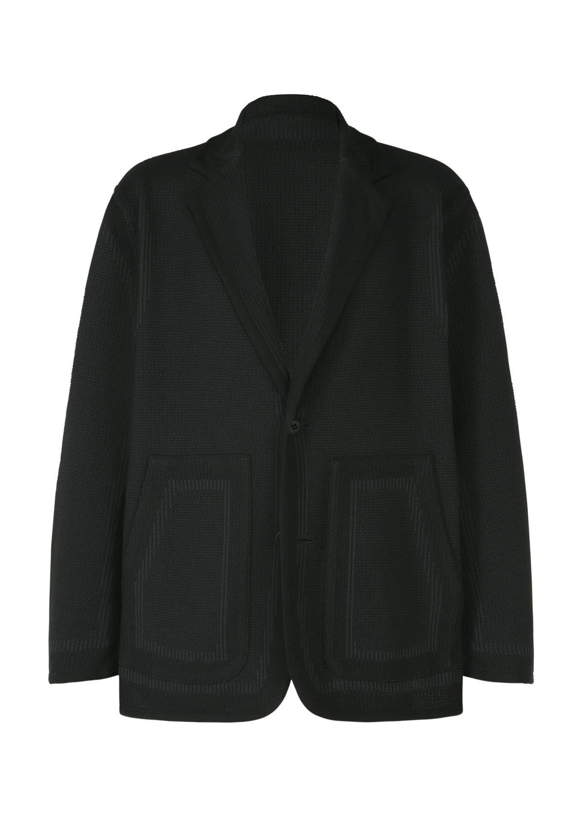 A product shot of the A-POC ABLE ISSEY MIYAKE TYPE K 008 jacket in black (15).