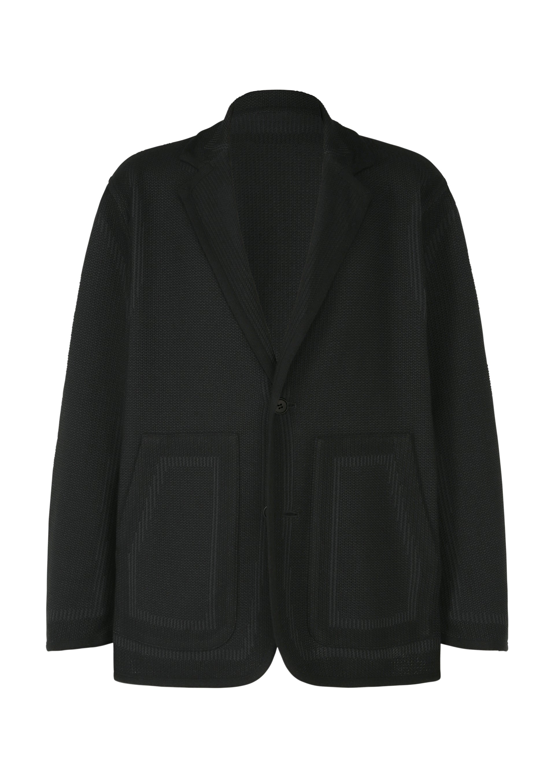 A product shot of the A-POC ABLE ISSEY MIYAKE TYPE K 008 jacket in black (15).