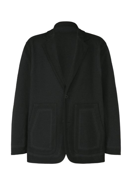 A product shot of the A-POC ABLE ISSEY MIYAKE TYPE K 008 jacket in black (15).
