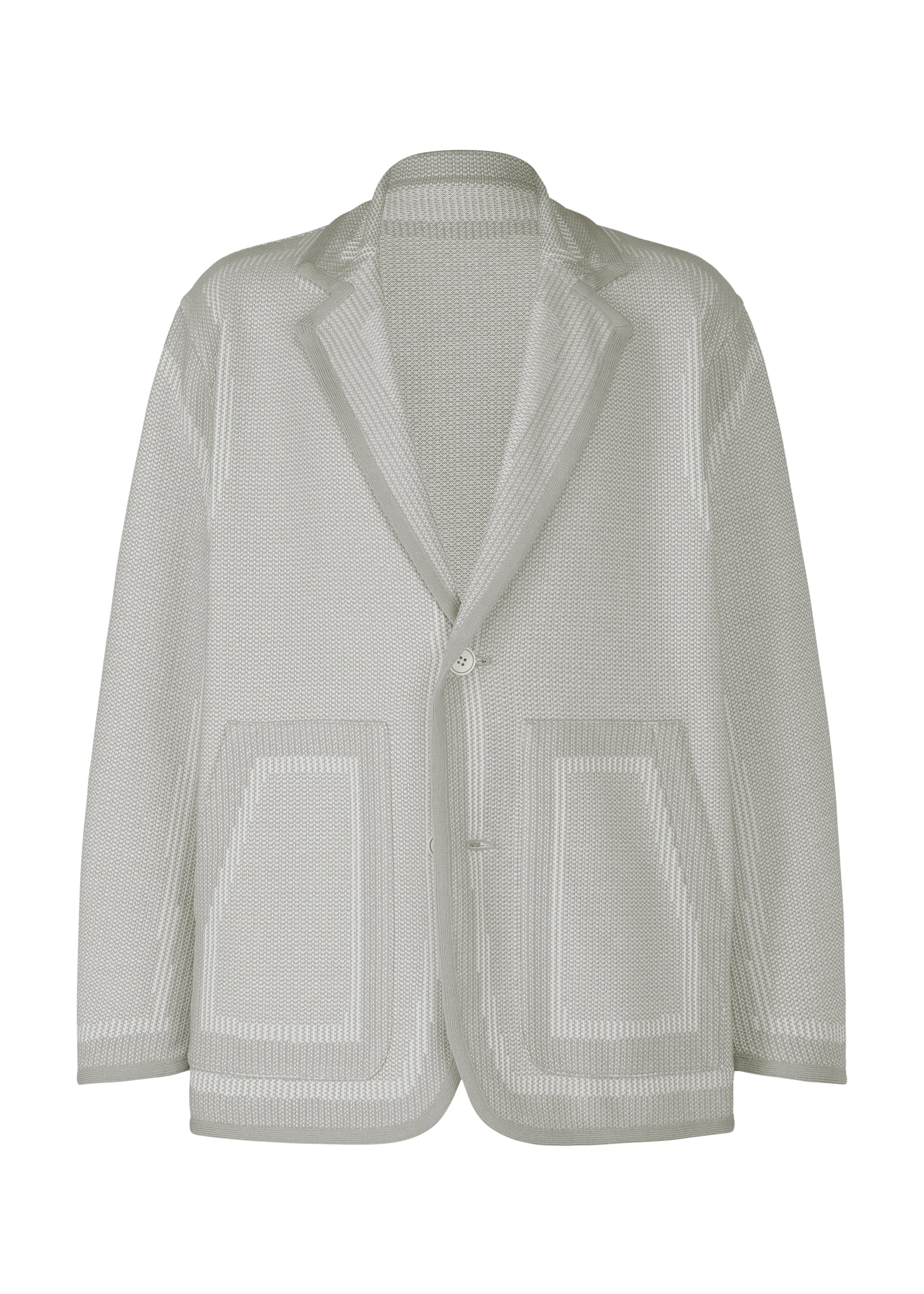 A product shot of the A-POC ABLE ISSEY MIYAKE TYPE K 008 jacket in grey-hued (16).