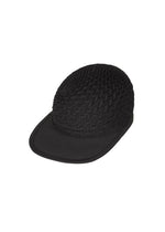 A product shot of the A-POC ABLE ISSEY MIYAKE TYPE-O CAP cap in black.
