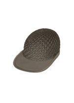 A product shot of the A-POC ABLE ISSEY MIYAKE TYPE-O CAP cap in khaki.